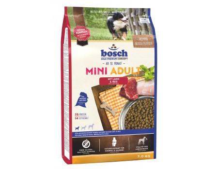 Bosch Mini Adult ягнёнок и рис 3кг