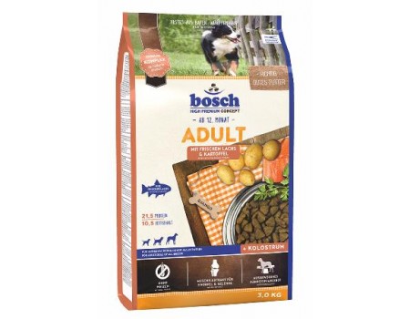 Корм Bosch Adult з лососем та картоплею для Собак 1кг