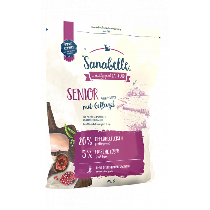 Кошачий корм Sanabelle Senior для пожилых кошек 10кг