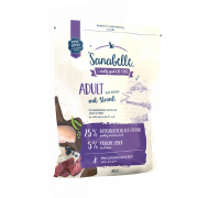 Повсякденний котячий корм Sanabelle Adult з м'ясом страуса для домашні..