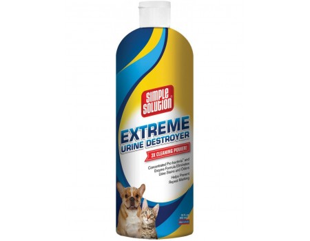 Средство Simple Solution Extreme Urine Destroyer для нейтрализации запахов и удаления пятен мочи домашних животных  945 мл