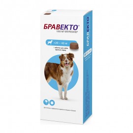 Бравекто жевательные таблетки для собак 20-40 кг (1000 мг)..