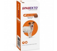 Таблетки Bravecto (Бравекто) 250 мг от блох и клещей для собак 4.5-10 ..