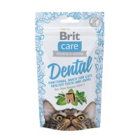Функціональні ласощі Brit Care Dental з індичкою для котів, 50г