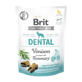 Функціональні ласощі Brit Care Dental оленина з розмарином для собак, ..