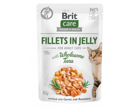 Brit Care Cat pouch 85g филе в желе с тунцом