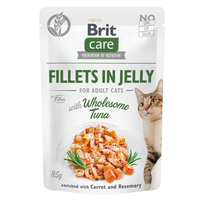 Brit Care Cat pouch 85g філе в желе з тунцем