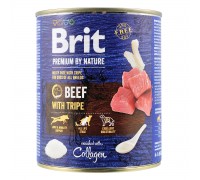 Brit Premium влажный корм для собак с говядиной и требухами 0,8 кг..