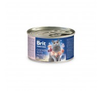 Brit Premium by Nature Cat k 200g курица с сердечками..