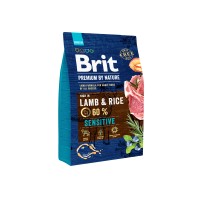 Сухой корм для собак с чувствительным пищеварением Brit Premium Dog Sensitive Lamb с ягненком, 3 кг