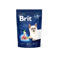 Сухий корм для стерилізованих котів Brit Premium by Nature Cat Sterilized Lamb з ягням, 1,5 кг
