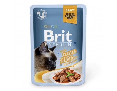 Влажный корм Brit Premium филе тунца в соусе