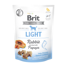 Функциональные лакомство Brit Care Light, для собак, кролик с папайей, 150 г