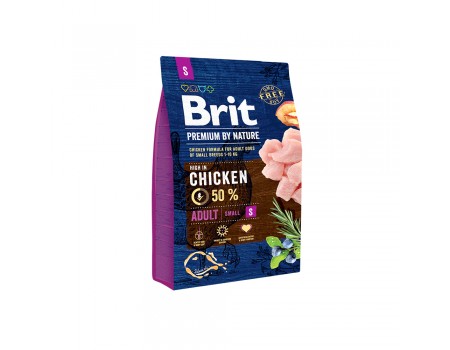 Brit Premium  Dog  Adult S для взрослых собак маленьких пород 3 кг