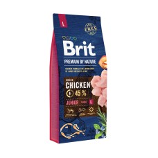 Brit Premium Dog Junior L для цуценят та молодих собак великих порід 15 кг
