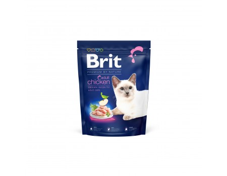 Brit Premium Cat Adult Chicken с курицей для взрослых кошек