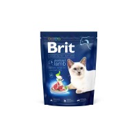 Сухий корм для стерилізованих котів Brit Premium by Nature Cat Sterilized Lamb з ягням, 300 г