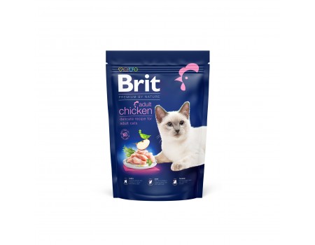 Brit Premium Cat Adult Chicken с курицей для взрослых кошек