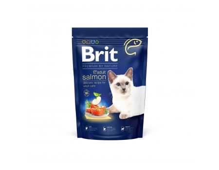 Brit Premium Cat Adult Salmon с лососем для взрослых кошек