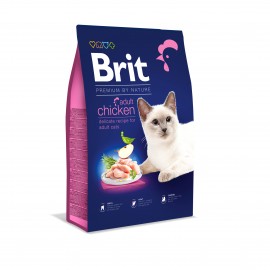 Brit Premium by Nature Cat Adult Chicken Сухой корм для котов  8 кг (курица)