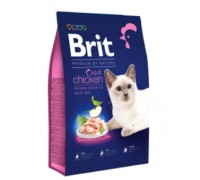 срок до 12.02.2023г // Brit Premium Cat Adult Chicken с курицей для вз..