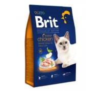 Brit Premium Cat Indoor для домашних кошек 8 кг..