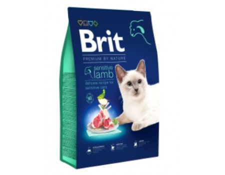 Brit Premium Cat Sensitive для кошек с чувствительным пищеварением 8 кг
