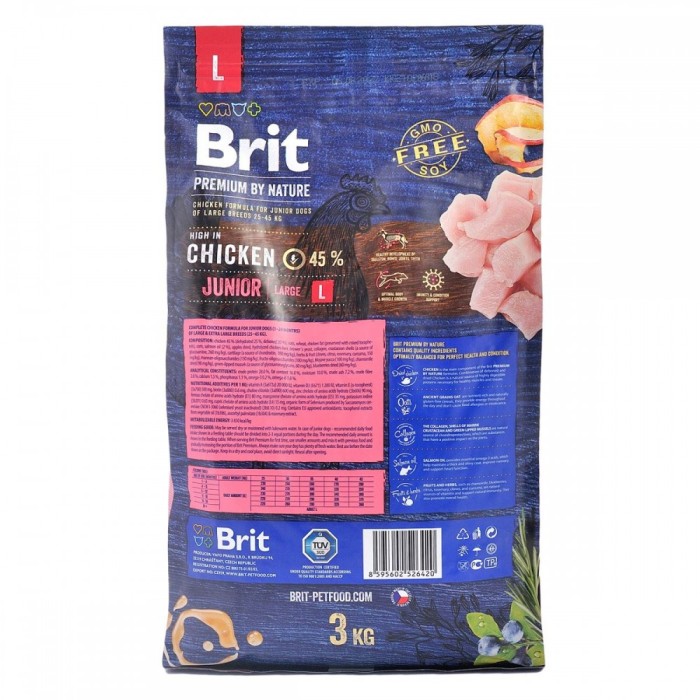 Brit Premium Junior L для цуценят та молодих собак великих порід