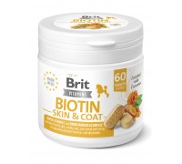 Витамины для собак Brit Vitamins Biotin Skin & Coat Care для кожи и ше..