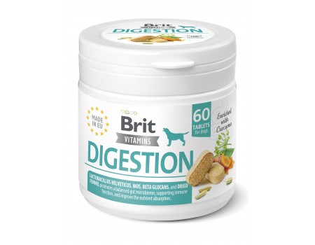 Витамины для собак Brit Vitamins Digestion для пищеварения 60 таблеток