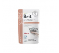 Корм вологий Brit GF VD Renal для котів з лососем 85 г..