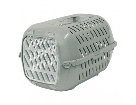 Moderna Aventro МОДЕРНА АВЕНТРО переноска для собак і котів, пластикові дверцята, 49x34.5х32см Оливкова