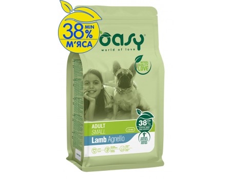 OASY LIFESTAGE Adult Small Сухой корм с ягненком для взрослых собак малых пород 1 кг
