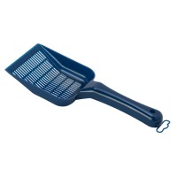 Лопатка для наполнителя Moderna Scoopy Small Grid СКУПИ, 27,8х10,3х4,3 см, черничный
