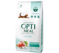 Сухий корм Optimeal, для кошенят, з куркою 1,5 кг..