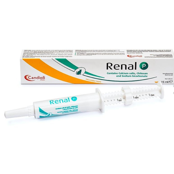Candioli Renal P паста при нирковій недостатності для котів та собак, 15 мл