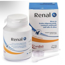 Candioli Renal N порошок при хронической почечной недостаточности для котов и собак, 70 г
