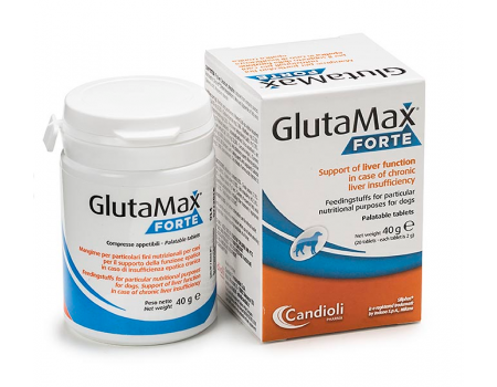 Candioli GlutaMax Forte Кандіолі Глютамакс форте для підтримки функцій печінки собак, 20 табл