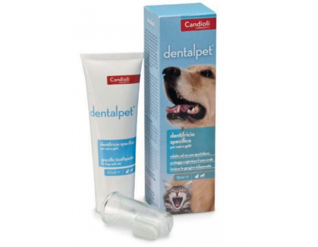 CANDIOLI DENTALMAX (Денталмакс) зубной гель и щетка для кошек и собак, 50 мл.