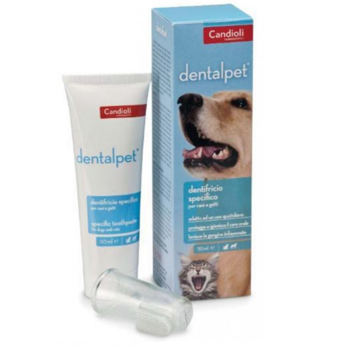 CANDIOLI DENTALMAX (Денталмакс) зубний гель та щітка для котів та собак, 50 мл.