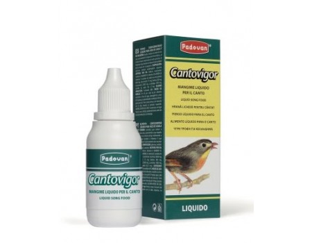Дополнительный жидкий корм Padovan Cantovigor, (прикорм) для птиц, Падован Кантовигор, 30 мл