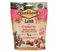 Ласощі для собак Carnilove Dog Lamb with Cranberries Crunchy Snack ягн..