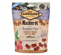 Ласощі для собак Carnilove Dog Mackerel with Raspberries Crunchy Snack..