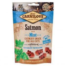 Carnilove Cat Salmon with Mint Crunchy Snack Лакомство для кошек  лосо..