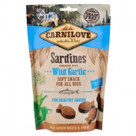 Ласощі для собак Carnilove Dog Sardines Wild garlic Semi Moist сардина..
