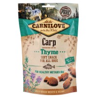 Лакомство Carnilove Semi Moist Snack Carp with Thyme, для собак, улучшение обмена веществ, с карпом и тимьяном, 200 г