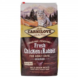 Carnilove Fresh Chicken & Rabbit for Adult cats 6 kg курица,кролик для..
