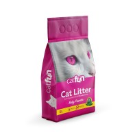 Наповнювач Catfun бентонітовий для котячих туалетів з ароматом дитячої присипки 5 л