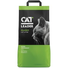 Кет Лідер (CAT LEADER) супер-вбираючий наповнювач у котячий туалет, 10 кг.