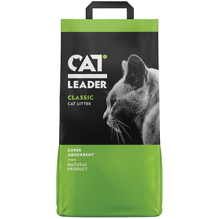 Кет Лідер (CAT LEADER) супер-вбираючий наповнювач у котячий туалет, 10 кг.